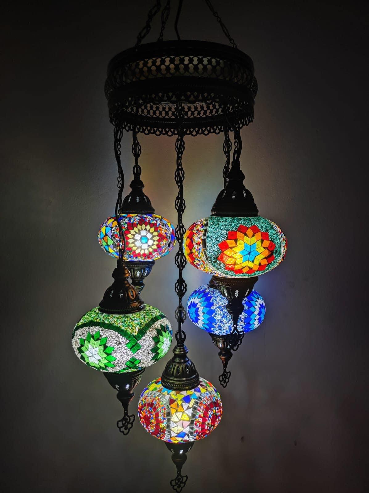 5-layer Turkish Hand made Mosaic Lamp sale in Tejgaon,Dhaka